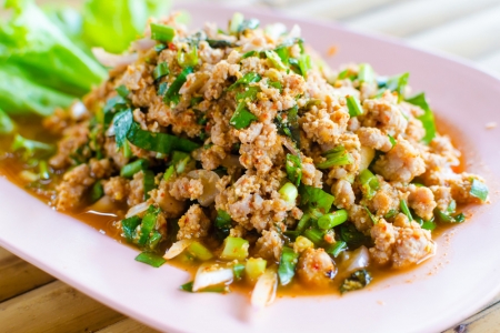 minced pork dish